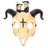 Horned Ram Skull Adult Halloween Mask in Packaging