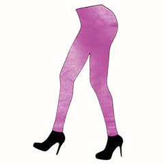 Shiny hot pink leggings for women – retro 80s costume or festival outfit