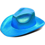Blue Shimmer Cowboy Hat