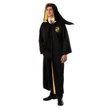 Hufflepuff Classic Robe - Adult, long robe with hood and emblem.