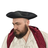 Pirate Tricorn Hat Leather Look – Brown or Black