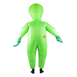 Inflatable Alien Novelty Costume with fan pack at the back waist of the costume