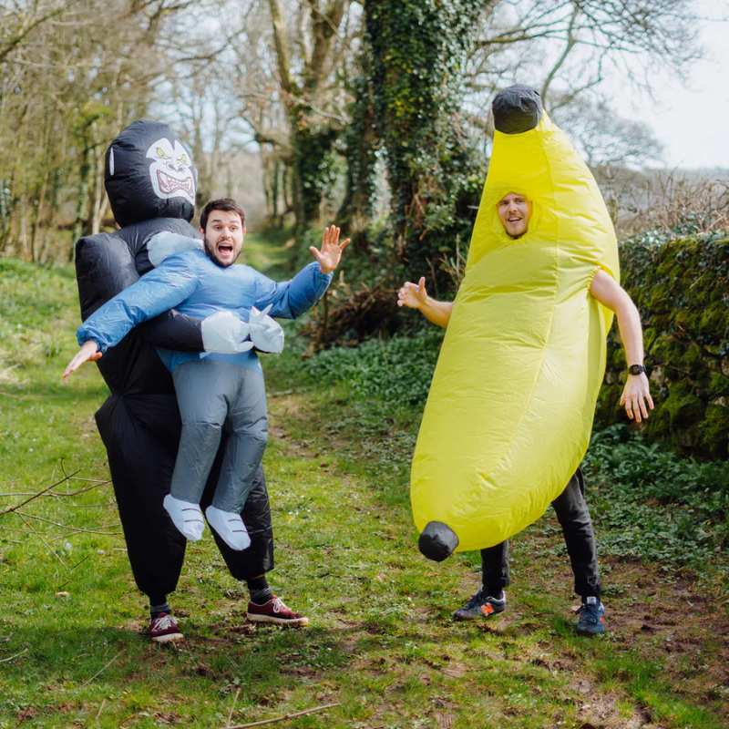 Inflatable Bananda Inflatable Banana Costume – Cracker Jack Costumes Brisbane