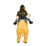 Inflatable camel adult costume.