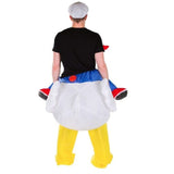 Inflatable chicken adult chicken.