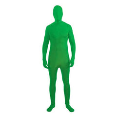 Invisible Man Green Costume - Dr Toms, jumpsuit with seperate hood.