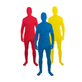 invisible man red costume by dr toms, this pic has blue, yellow and red styles.