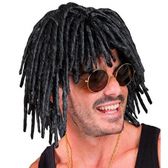 Jamaica dreadlock wig with short textured styling