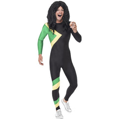 Jamaican bobsled team style costume