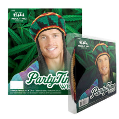 rasta hat with dreadlocks reggae costume hat