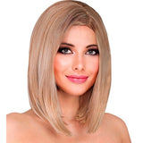 Jenny Dream Hair wig in blonde and brown with side-swept fringe