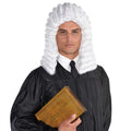 Judge Wig – Curly White Costume Wig