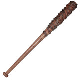 Jumbo barbed wire baseball bat prop for Halloween villain and killer clown costumes