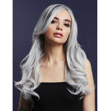 Khloe Long Wave Wig in Ice Silver