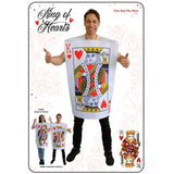 King of Hearts Playing Card adult novelty costume packaging