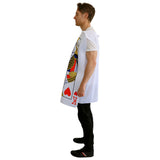 King of Hearts Playing Card adult novelty costume side view