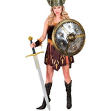 Woman viking with long kings sword
