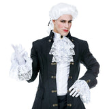 lace jabot gem detail close up costume accessory