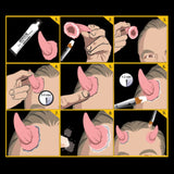 Large Devil Horns by Black Label Latex instructions.