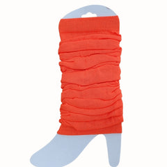 Legwarmers - Assorted Colours, hot pink knitted.