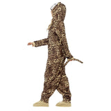 Leopard costume for adults is unisex.