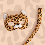 leopard costume accessory ears and tail set