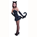 Long Black Cat Tail