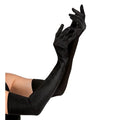 Long Satin Elastane Gloves – 60cm – Colour Range