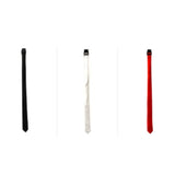 Long Slim Tie in black, white or red – classic narrow tie for 1920s gangster or Gatsby costumes
