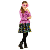 Luna lovegood printed dress with glitter glasses a perfect outfit for book week