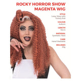 Magenta rocky horror wig information