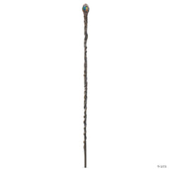 Evil Sorceress - Hire, figure hugging glamourous black and purple long dress with flare inserts in skirt, embroidered bodice, seperate sleeves and high collare and stunning headdress.