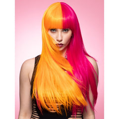 Manic Panic split dye Candy Pop Downtown Diva wig