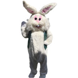mascot easter bunny costume to hire with vest
