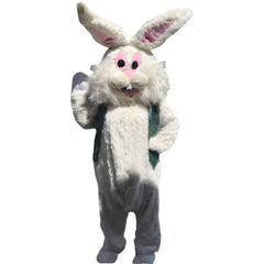 mascot easter bunny costume to hire with vest