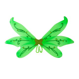 maxi green fairy wings with gems large costume front