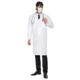 Doctor Coat and Mask Costume, button up knee length coat.