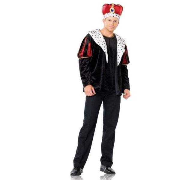 Medieval Royal King Costume – Hire, classic medieval king robe and crown, Brisbane