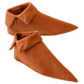 Brown Medieval Shoe Covers Adult