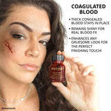 Graphic on the benefits of using Mehron coagulated blood gel