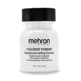 Mehron Colorset translucent setting powder 15g container