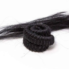 Mehron crepe hair for SFX beards, available in black