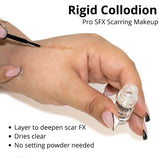 Infographic of Rigid collodion by mehron