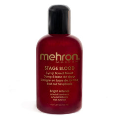 Mehron stage blood 133ml bright red syrup for realistic special effects makeup