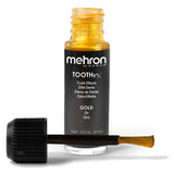 Bottle of Mehron tooth fx in gold