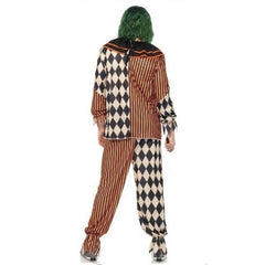 Mens creepy circus clown Halloween costume