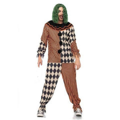 Mens creepy circus clown Halloween costume