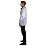 Men's Silver Sequin Disco Jacket – Side View