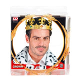 Box for medieval style metal crown for historical costumes