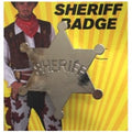 Metal Sheriff Badge – Western Costume Accessory